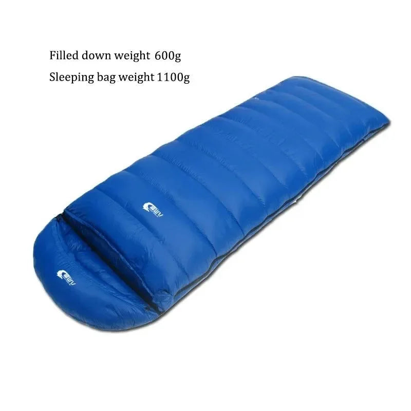 Ultralight Waterproof Envelope-Type Goose Down Sleeping Bag for Backpacking, Camping, and Travel - Trekker Essentials