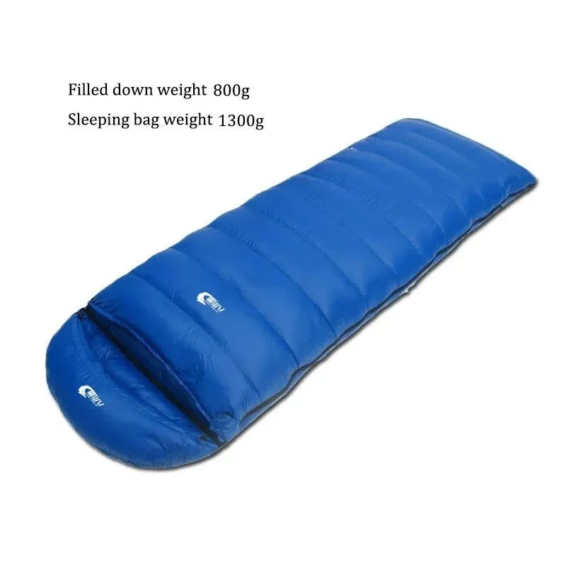 Ultralight Waterproof Envelope-Type Goose Down Sleeping Bag for Backpacking, Camping, and Travel - Trekker Essentials