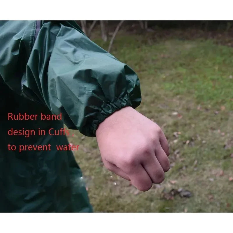 Ultralight Waterproof Poncho Tarp, 40D Silicone Raincoat for Hiking and Camping - Trekker Essentials