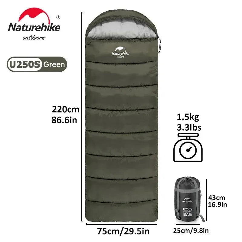 Ultralight Winter Cotton Sleeping Bag for Two – Warm, Spliceable, and Perfect for Camping - Trekker Essentials