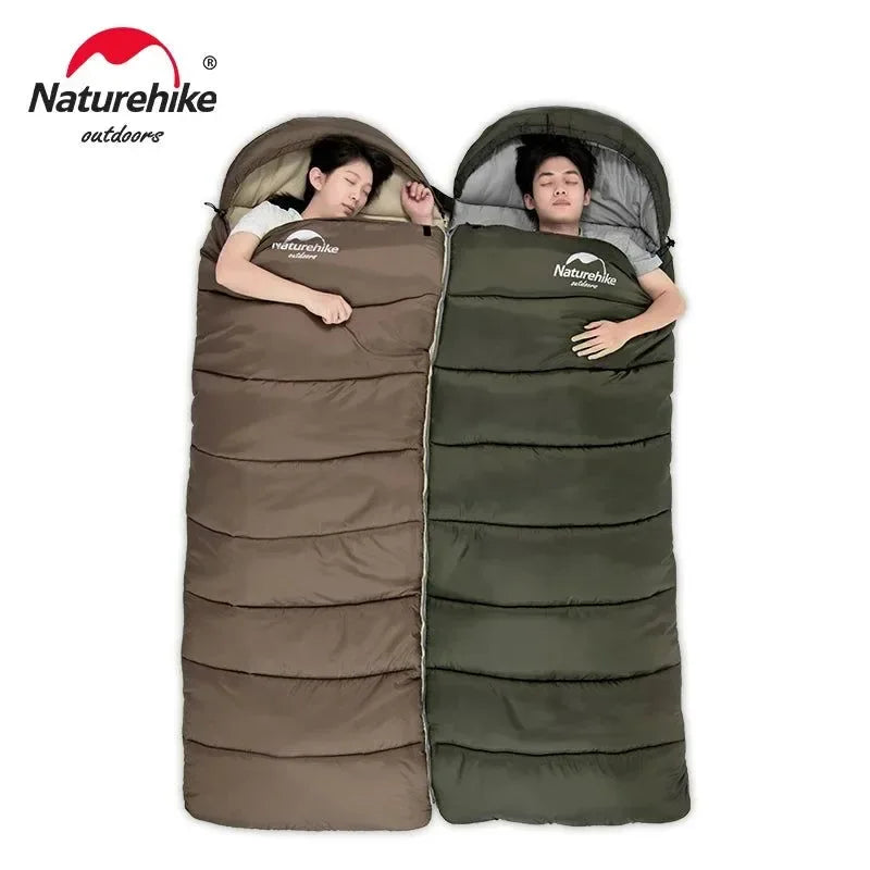 Ultralight Winter Cotton Sleeping Bag for Two – Warm, Spliceable, and Perfect for Camping - Trekker Essentials