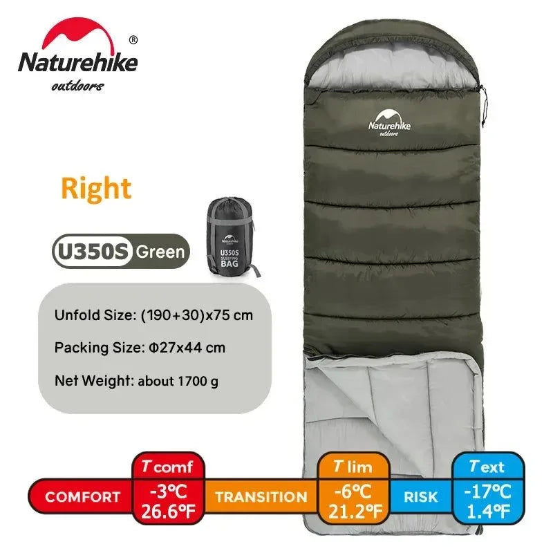 Ultralight Winter Cotton Sleeping Bag for Two – Warm, Spliceable, and Perfect for Camping - Trekker Essentials