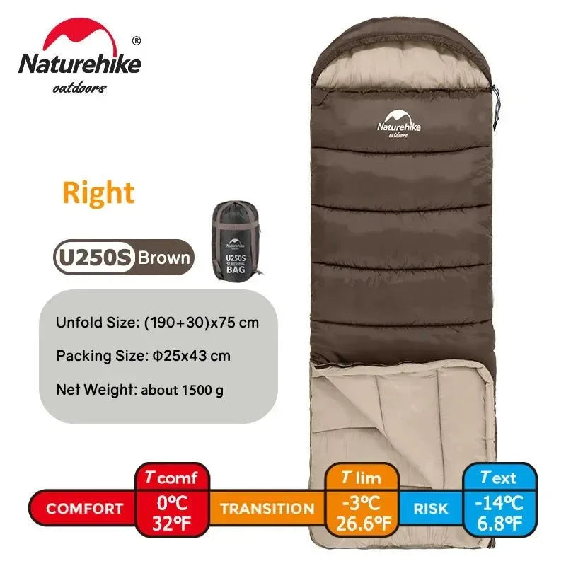 Ultralight Winter Cotton Sleeping Bag for Two – Warm, Spliceable, and Perfect for Camping - Trekker Essentials