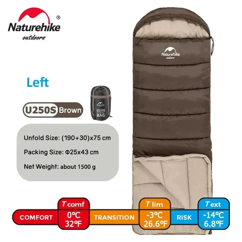 Ultralight Winter Cotton Sleeping Bag for Two – Warm, Spliceable, and Perfect for Camping - Trekker Essentials