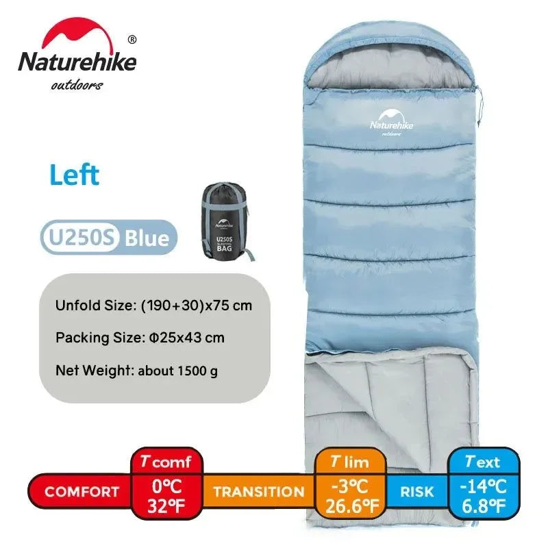 Ultralight Winter Cotton Sleeping Bag for Two – Warm, Spliceable, and Perfect for Camping - Trekker Essentials