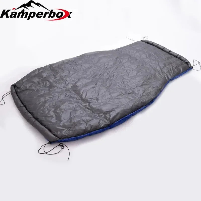 Underquilt Sleeping Bag Down Blanket Hybrid - Camping Quilt Sleeping Bag - Trekker Essentials