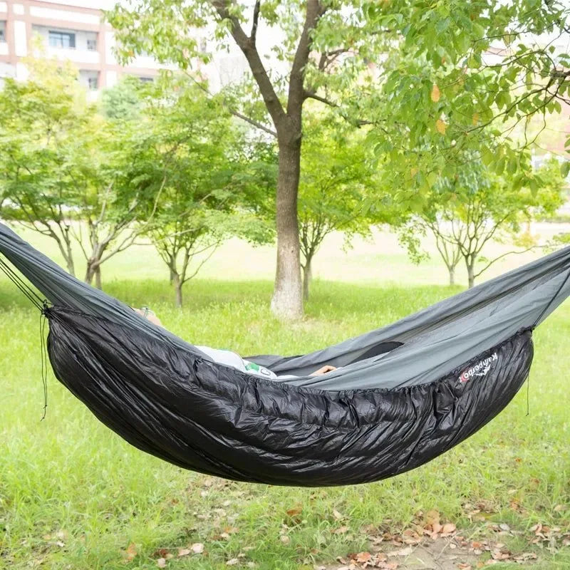 Underquilt Sleeping Bag Down Blanket Hybrid - Camping Quilt Sleeping Bag - Trekker Essentials