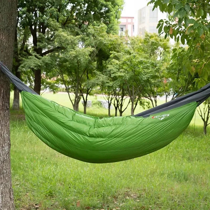 Underquilt Sleeping Bag Down Blanket Hybrid - Camping Quilt Sleeping Bag - Trekker Essentials