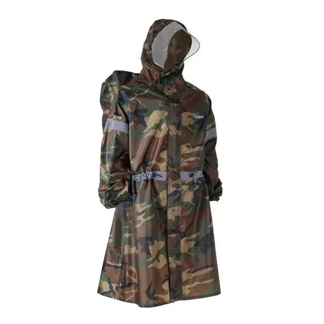 Unisex Reflective Outdoor Climbing Backpack Rain Poncho