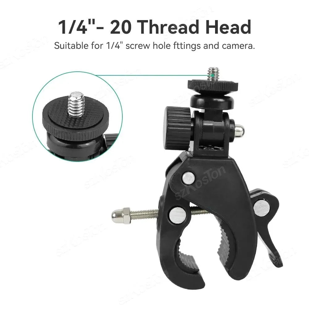 Universal Bike Handlebar Mount for Action Cameras & Accessories - Trekker Essentials