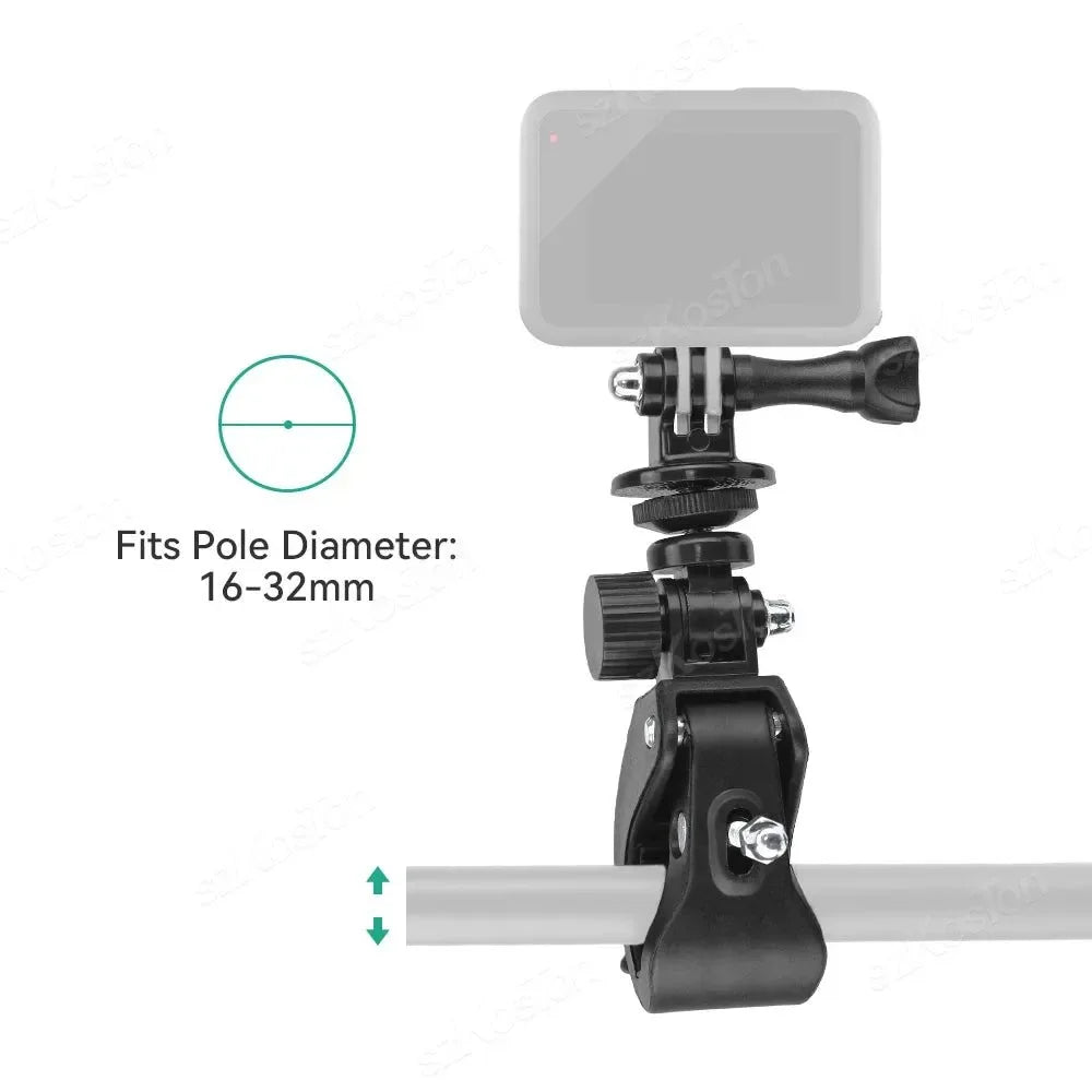 Universal Bike Handlebar Mount for Action Cameras & Accessories - Trekker Essentials