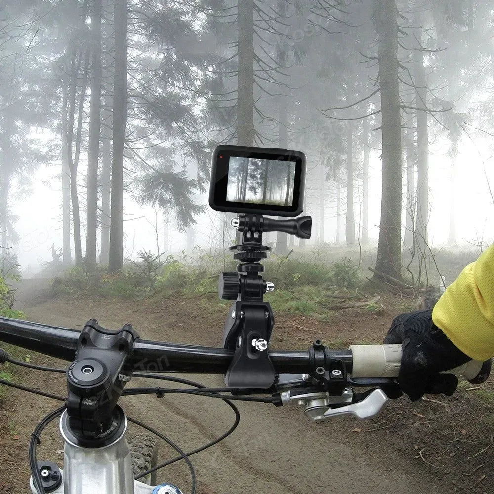 Universal Bike Handlebar Mount for Action Cameras & Accessories - Trekker Essentials