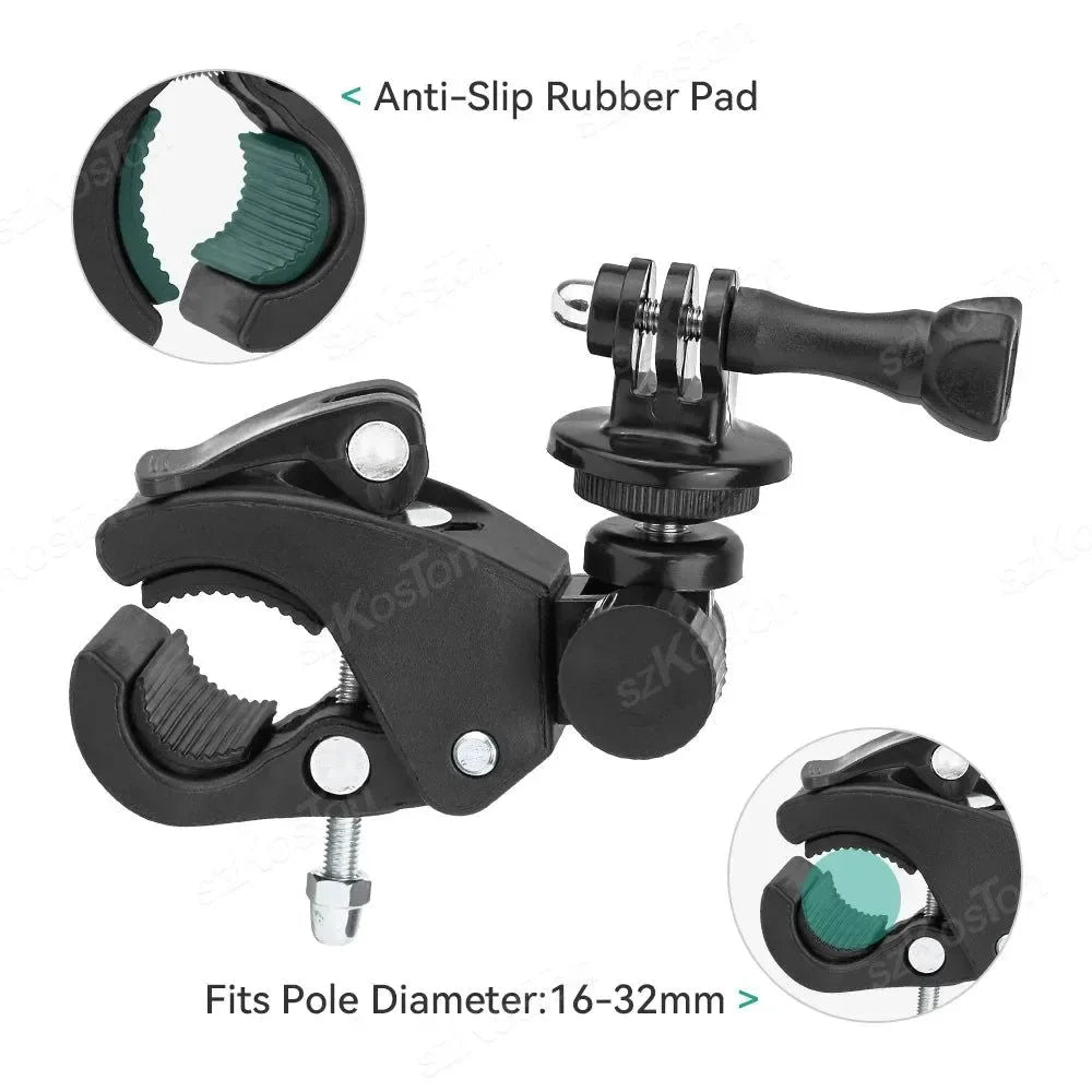 Universal Bike Handlebar Mount for Action Cameras & Accessories - Trekker Essentials