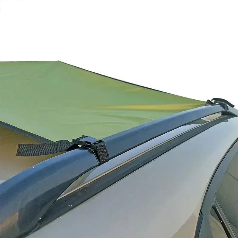 Universal Fit Outdoor Car Side Awning Tent – 5-8 Person Shelter with Waterproof Canopy - Trekker Essentials