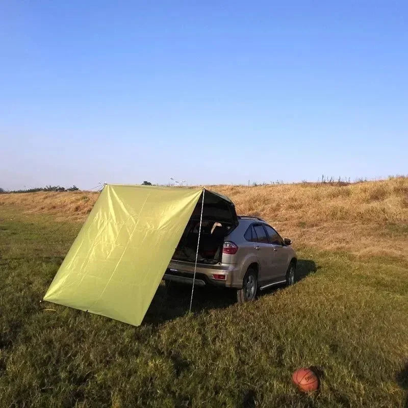 Universal Fit Outdoor Car Side Awning Tent – 5-8 Person Shelter with Waterproof Canopy - Trekker Essentials