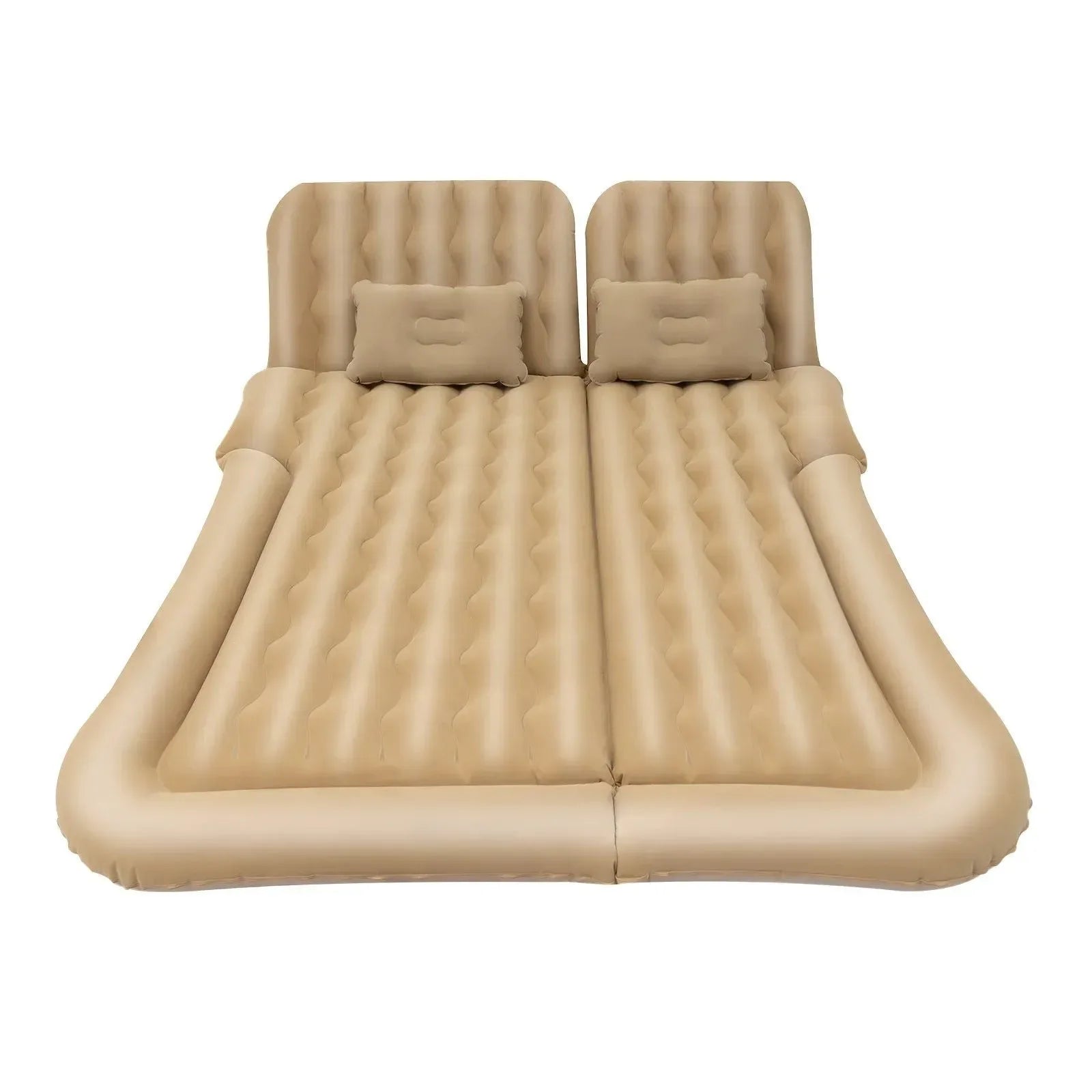 Universal Foldable Inflatable Bed – Portable Air Mattress Set with Pump & Pillowca - Trekker Essentials
