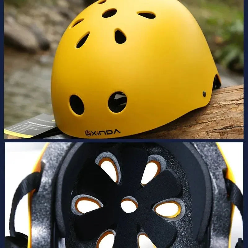 Universal Safety Helmet for Mountaineering, Hiking, and Climbing – Fast Descent & Rescue Protection - Trekker Essentials