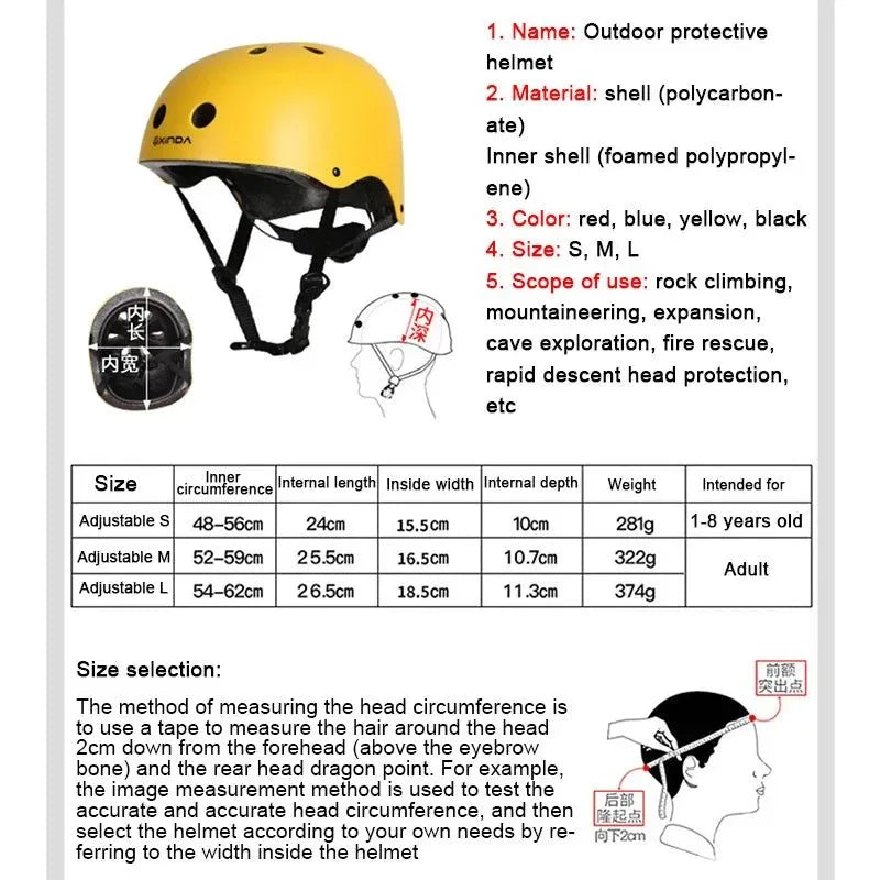 Universal Safety Helmet for Mountaineering, Hiking, and Climbing – Fast Descent & Rescue Protection - Trekker Essentials
