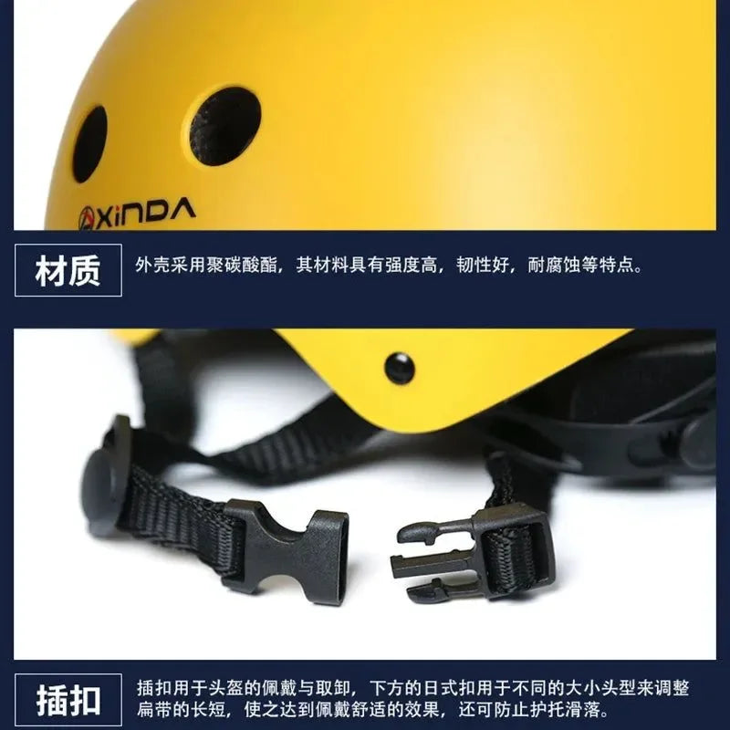 Universal Safety Helmet for Mountaineering, Hiking, and Climbing – Fast Descent & Rescue Protection - Trekker Essentials