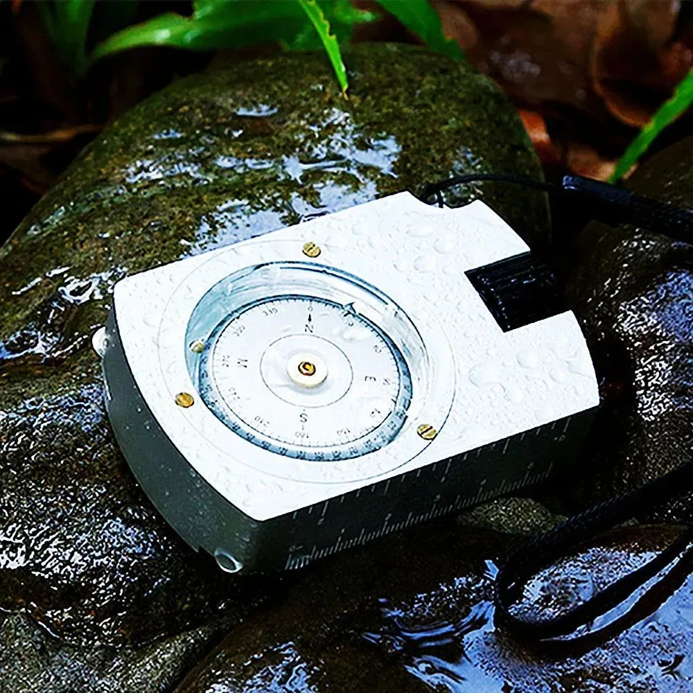 Upgrade Digital Multifunctional Compass - Portable Camping Hiking Map Distance Measurer and Calculator for Outdoor Survival - Trekker Essentials