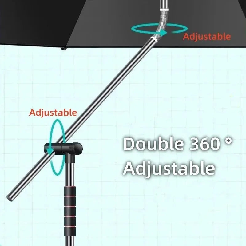 Upgraded Fishing Umbrella – Large Parasol with Stainless Steel Rod for Outdoor Sunshade - Trekker Essentials