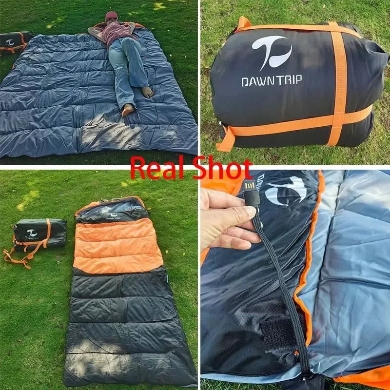 USB Heated Sleeping Bag – Waterproof Lightweight Winter Gear with 4-Zone Heating - Trekker Essentials