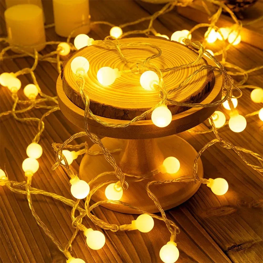 USB Powered Waterproof Crystal Globe String Lights: Outdoor Camping Lamp for Tents and Patios - Trekker Essentials