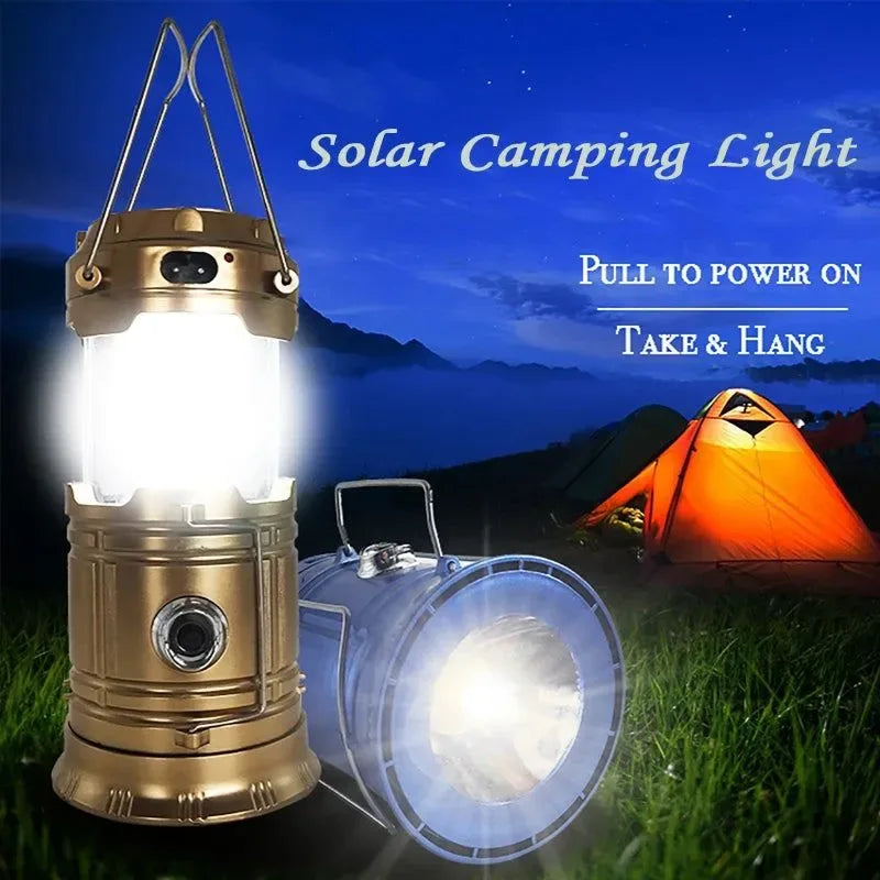 USB Rechargeable Camping Lantern - Waterproof LED Flashlight Camping Light - Trekker Essentials