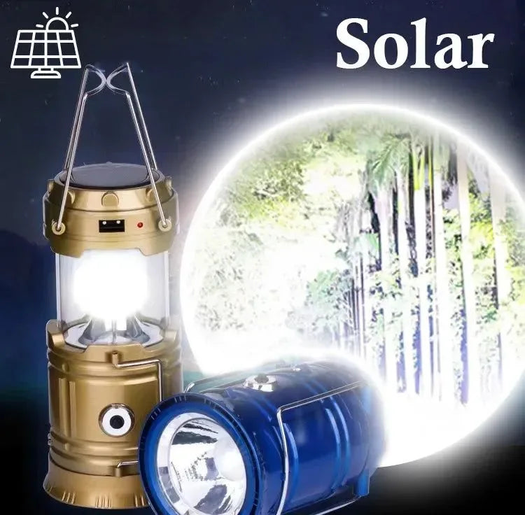 USB Rechargeable Camping Lantern - Waterproof LED Flashlight Camping Light - Trekker Essentials