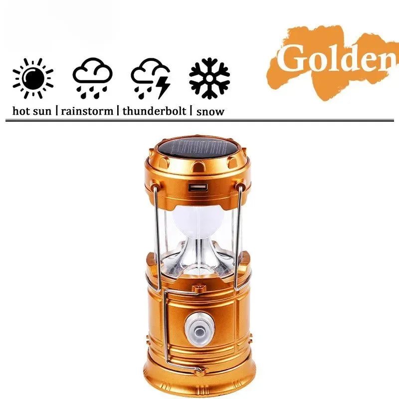 USB Rechargeable Camping Lantern - Waterproof LED Flashlight Camping Light - Trekker Essentials