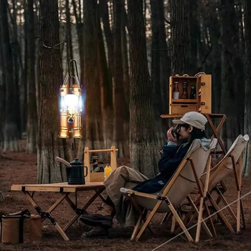 USB Rechargeable Camping Lantern - Waterproof LED Flashlight Camping Light - Trekker Essentials