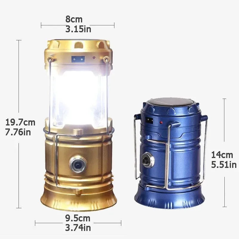USB Rechargeable Camping Lantern - Waterproof LED Flashlight Camping Light - Trekker Essentials