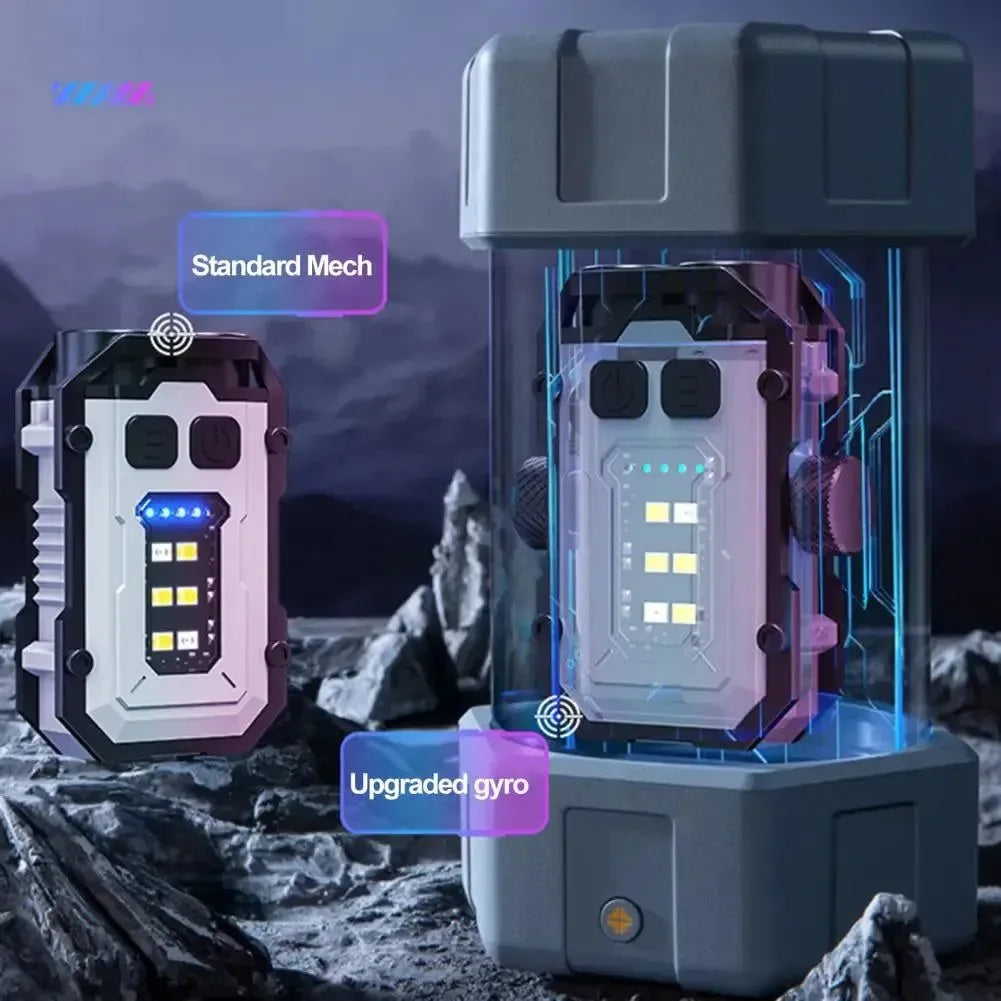 USB Rechargeable Keychain Flashlight - Dual Light Versatile Outdoor Safety Light for Camping and Fishing - Trekker Essentials