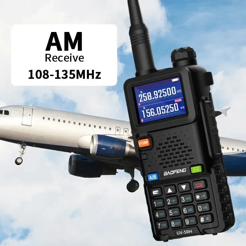 UV-5RH Multi-Band Walkie Talkie - Reliable Two-Way Communication for Outdoor - Trekker Essentials
