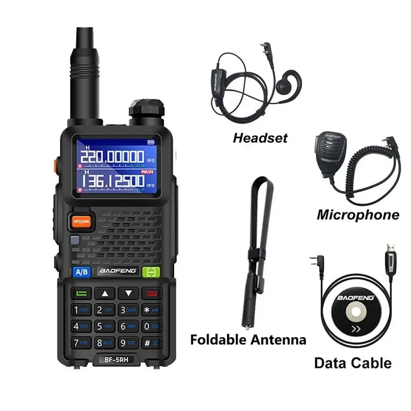 UV-5RH Multi-Band Walkie Talkie - Reliable Two-Way Communication for Outdoor - Trekker Essentials