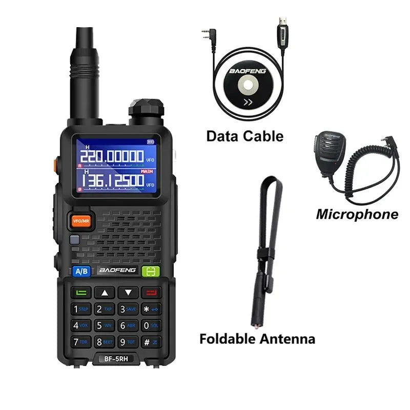 UV-5RH Multi-Band Walkie Talkie - Reliable Two-Way Communication for Outdoor - Trekker Essentials