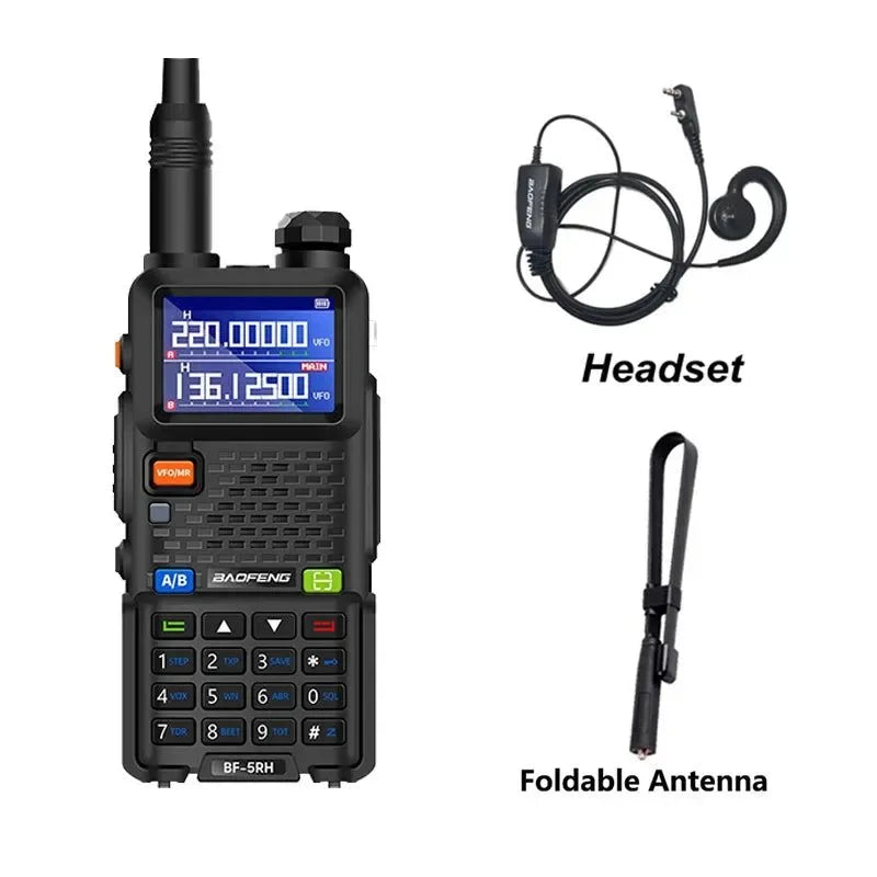 UV-5RH Multi-Band Walkie Talkie - Reliable Two-Way Communication for Outdoor - Trekker Essentials