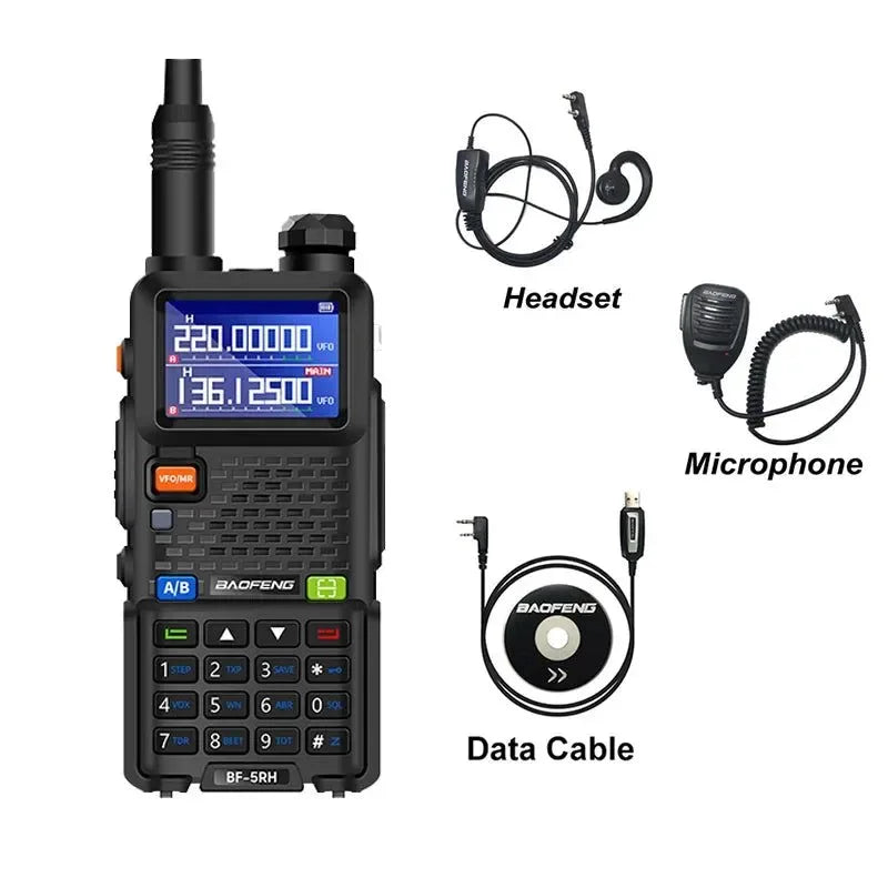 UV-5RH Multi-Band Walkie Talkie - Reliable Two-Way Communication for Outdoor - Trekker Essentials