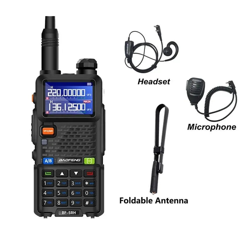 UV-5RH Multi-Band Walkie Talkie - Reliable Two-Way Communication for Outdoor - Trekker Essentials