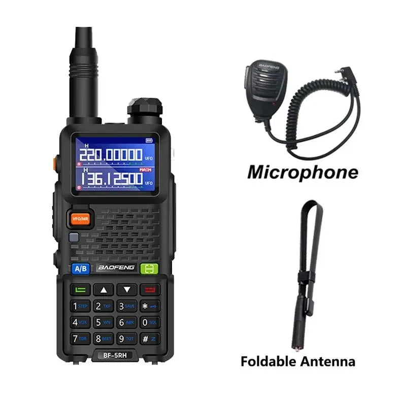UV-5RH Multi-Band Walkie Talkie - Reliable Two-Way Communication for Outdoor - Trekker Essentials