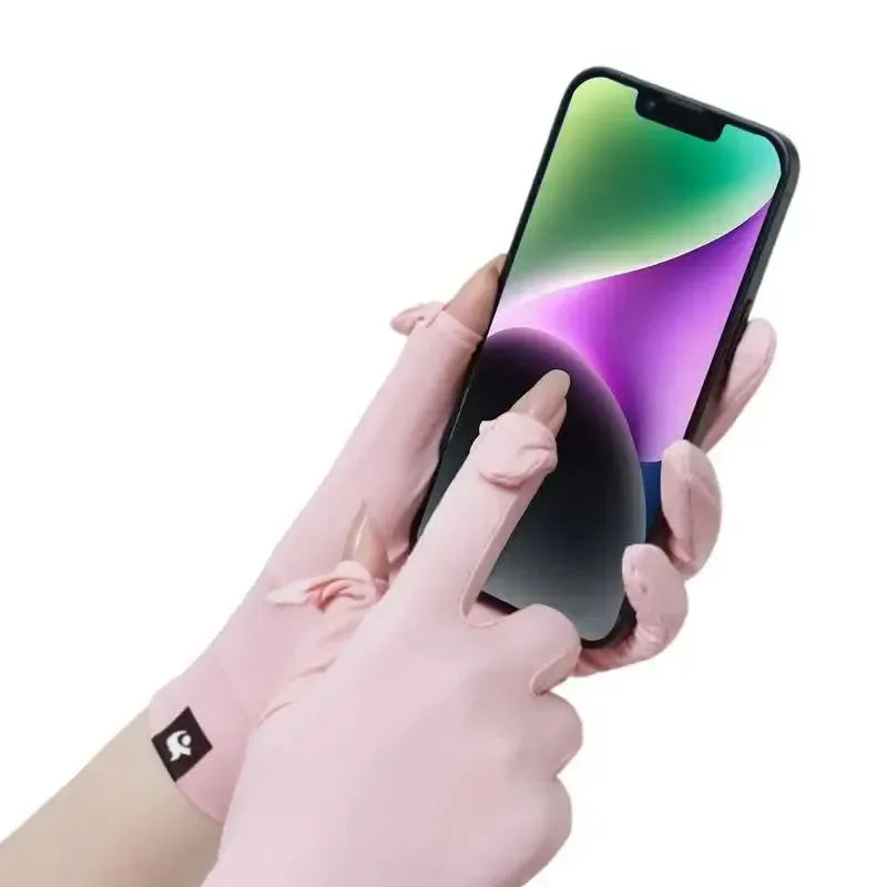 UV Protection Gloves UPF 50 Full Finger UV Blocking Gloves - Touchscreen, Machine Washable Cycling Gloves for Hiking Summer - Trekker Essentials