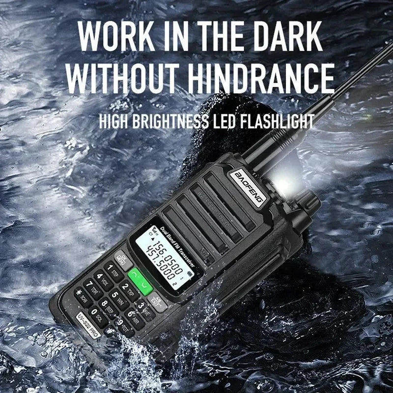 UV-S22 PRO V2 IP68 Waterproof Dual Band Ham Radio Walkie Talkie with 50KM Range (Upgraded UV9R UV5R Pro) - Trekker Essentials
