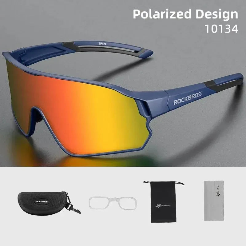 UV400 Polarized Cycling Sunglasses - Sport Sun Protection for Hiking, Camping, and Golf - Trekker Essentials