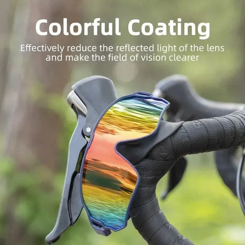 UV400 Polarized Cycling Sunglasses - Sport Sun Protection for Hiking, Camping, and Golf - Trekker Essentials