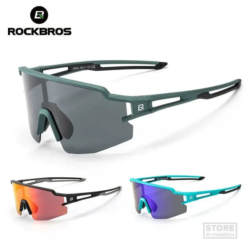 UV400 Polarized/Photochromic Cycling Sunglasses – Ideal for Fishing, Hiking, and Riding - Trekker Essentials