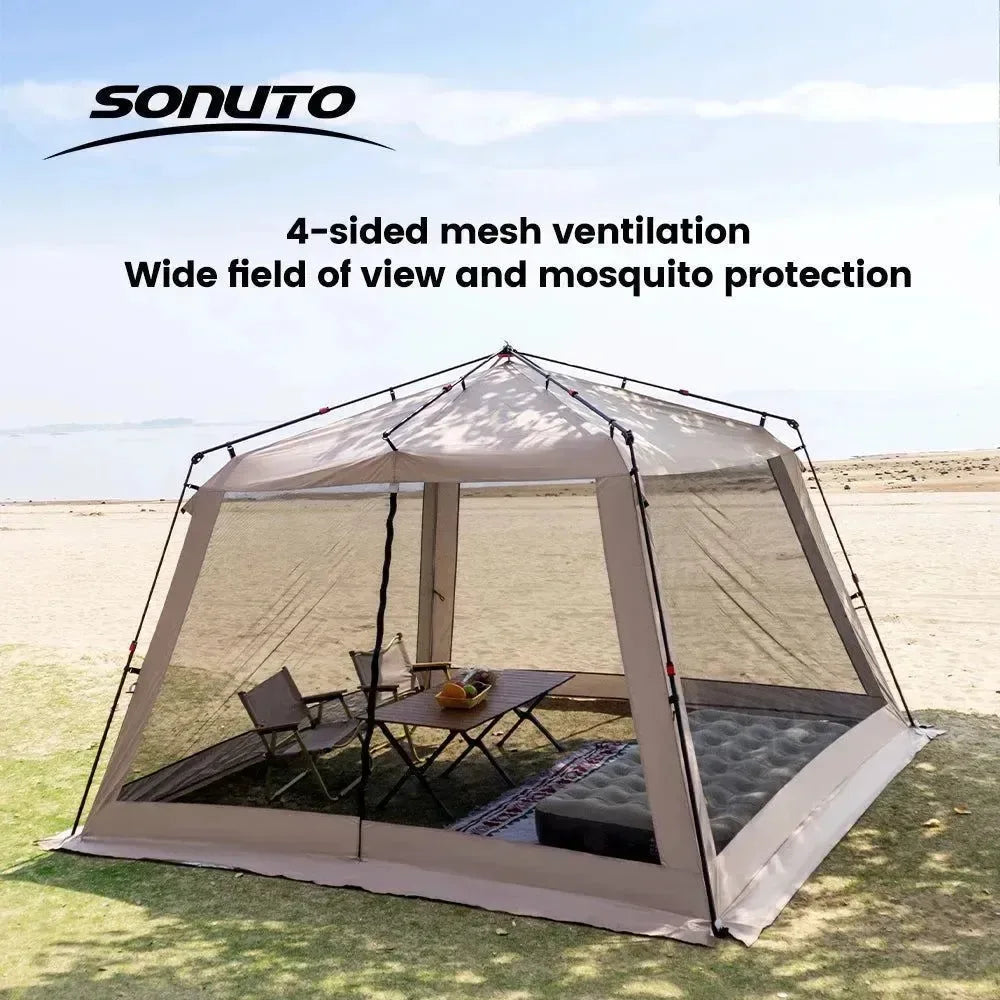 Versatile Shade Solution: Sonuto Automatic Canopy Tent - Trekker Essentials