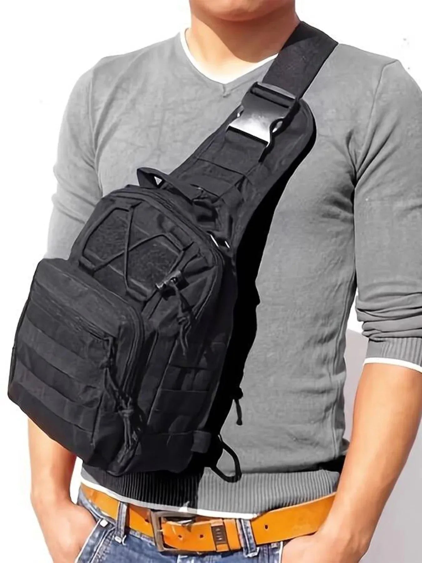 Versatile Tactical Sling Backpack - Oxford Body Chest Bag for Hiking and Hunting - Trekker Essentials