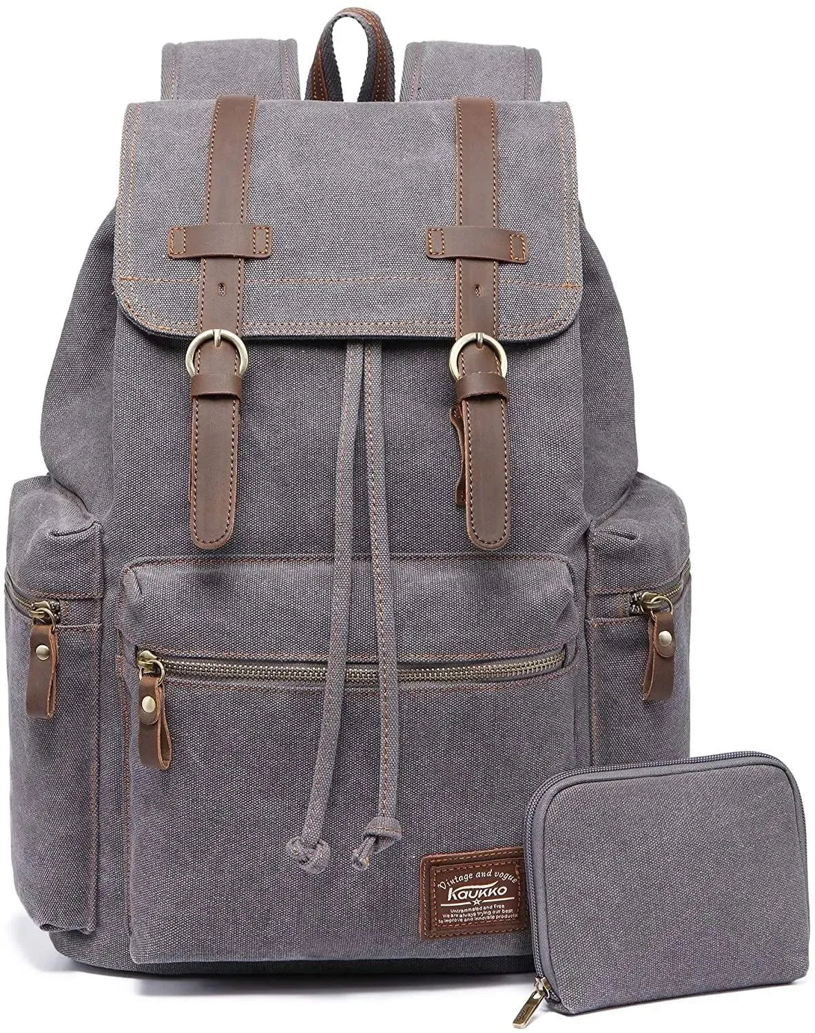 best canvas backpack for hiking Vintage Canvas Backpack for Men and Women