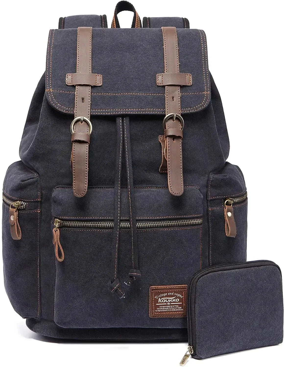 best canvas hiking backpack Flyte Mont Adventure Equipment lined interior with a padded laptop sleeve (up to 15 inches) Best Waxed Canvas Backpacks for
