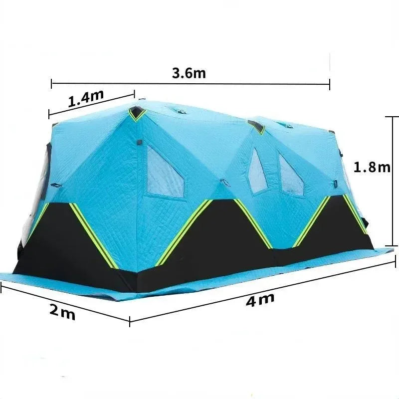 Warm Winter Ice Fishing Tent - Trekker Essentials